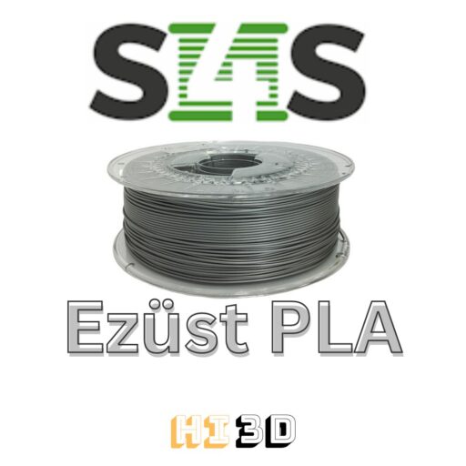 S4S Premium filament PLA - 1,75mm, 1kg - ezüstszürke