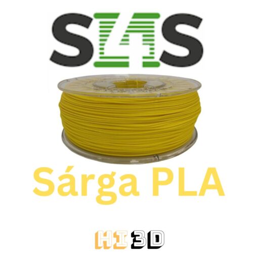 S4S Premium filament PLA - 1,75mm, 1kg - sárga